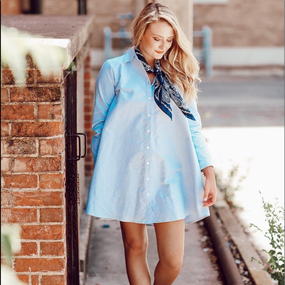 BB Dakota chambray baby doll dress